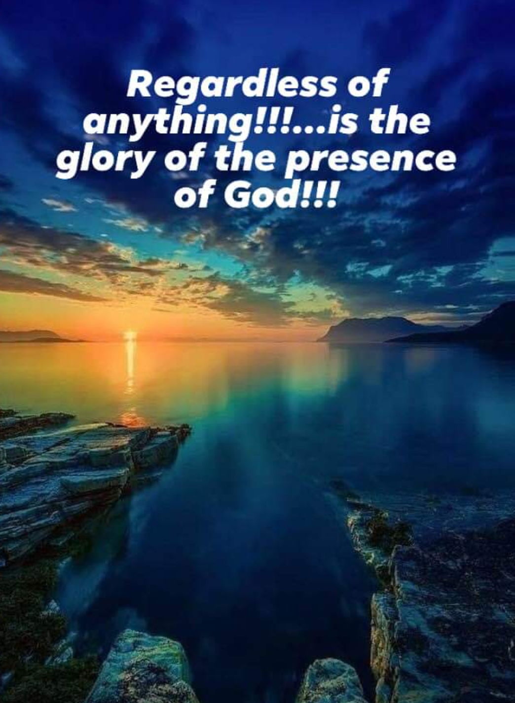 GOD’S GLORY, IN YOU!